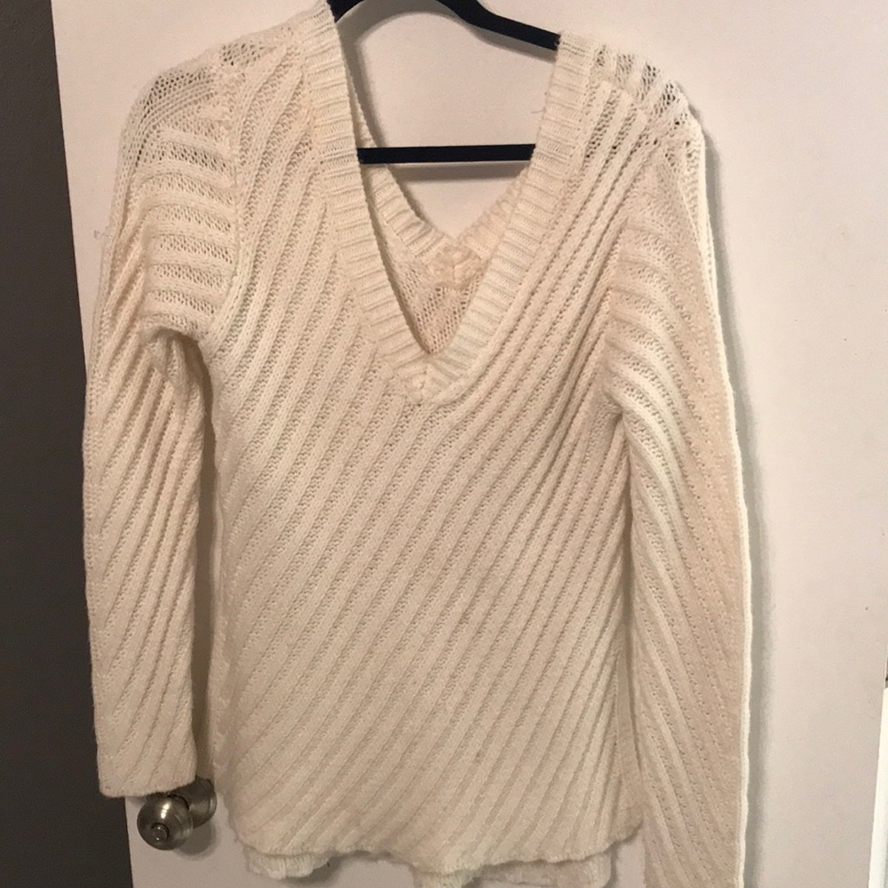 White Knit Sweater